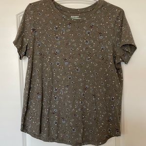 Floral print top, Old Navy, Size L Tall